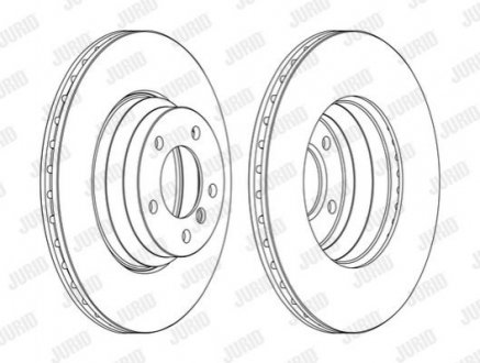 Tarcza ham. BMW3 E9091 Jurid 562395JC1 (фото 1)