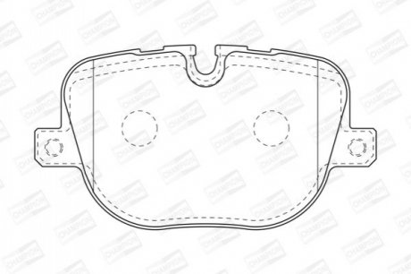 ТОРМОЗНЫЕ КОЛОДКИ ЗАДН CHAMPION 573342CH