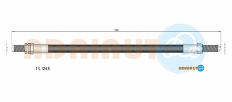 Шланг тормозной задний ADRIAUTO 13.1248