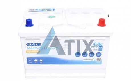 Стартерна батарея (акумулятор) EXIDE ET550