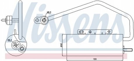 Осушувач кондиціонера NISSENS 95447