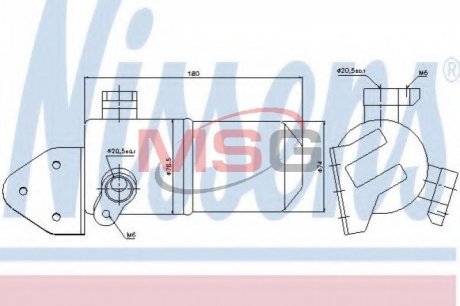 Осушитель, кондиционер NISSENS 95433