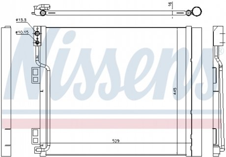 Конденсатор кондиционер NISSENS 940386