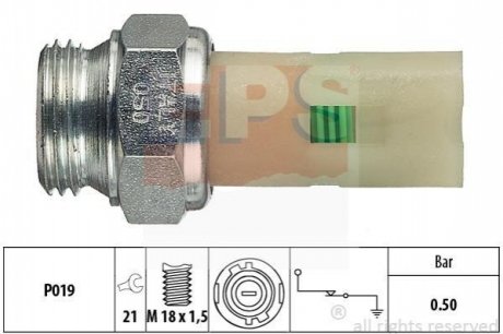 Датчик давления масла EPS 1 800 075 (фото 1)