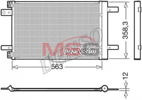 Радатор Кондицонера DENSO DCN21032