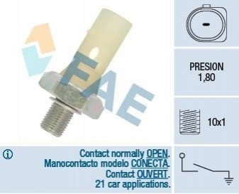 Датчик давления масла FAE 12883