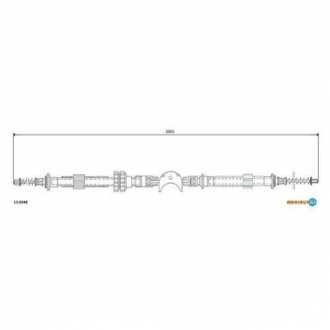Трос ручного тормоза ADRIAUTO 13.0248