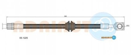 ШЛАНГ ТОРМОЗНОЙ ПЕР ADRIAUTO 05.1225