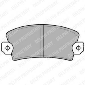 Колодки тормозные 1 Delphi LP56