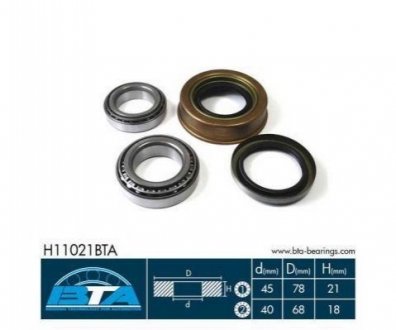 Комплект подшипника BTA H11021BTA