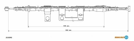 Трос ручного гальма ADRIAUTO 22.0242