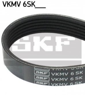 РЕМЕНЬ ПОЛИКЛИНОВЫЙ SKF VKMV 6SK1090 (фото 1)