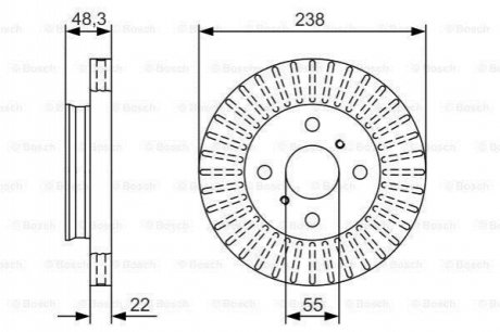 Деталь автомобиля. BOSCH 0 986 479 A63