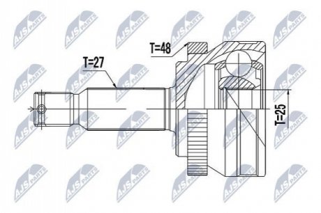 OUTER CV JOINT NTY NPZHY517