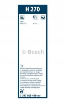 Щітка склоочисника BOSCH 3397015449