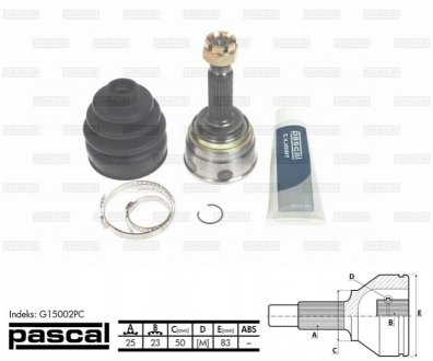 Шарнирный комплект PASCAL G15002PC
