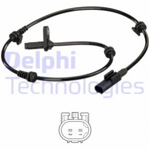 Датчик ABS передний Левый/Правый MERCEDES E T-MODEL S211 E W211 2.6-5.5 03.03-07.09 Delphi SS20552 (фото 1)