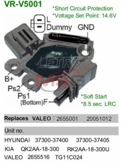 Регулятор генератора MOBILETRON VR-V5001