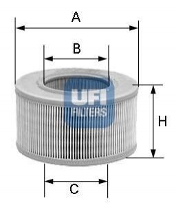 ПОВІТРЯНИЙ ФІЛЬТР UFI 30.871.00