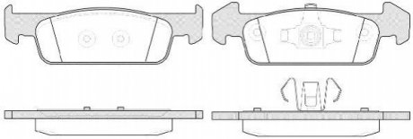 Колодки тормозные WOKING P14403.10