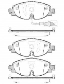 Колодки тормозные WOKING P14153.01