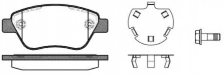 Колодки тормозные WOKING P9583.30