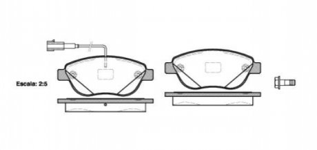 Колодки тормозные WOKING P9593.12