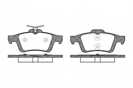 Колодки тормозные WOKING P9423.30