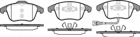 Колодки тормозные WOKING P13193.21