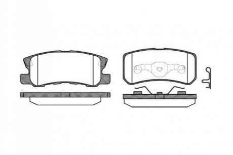 Колодки тормозные WOKING P9033.02