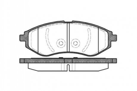 Колодки тормозные WOKING P8863.00