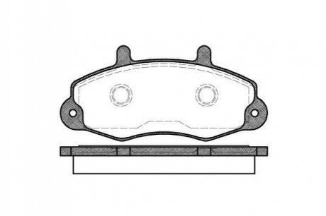 Колодки тормозные WOKING P2913.00