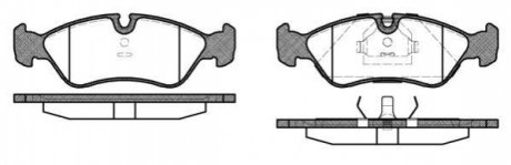 Колодки тормозные WOKING P3863.10