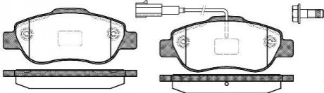 Колодки тормозные WOKING P10003.11