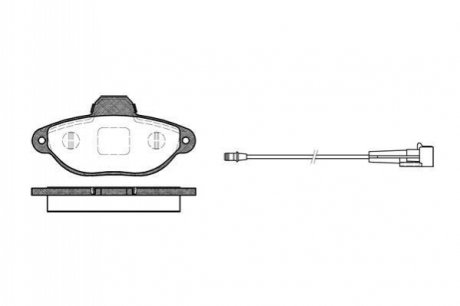 Колодки тормозные WOKING P5143.01