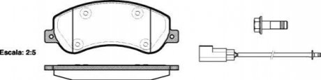 Колодки тормозные WOKING P13503.02