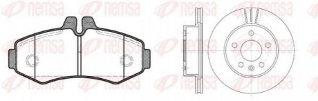 Комплект тормозов REMSA 8701.00 (фото 1)