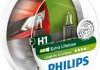 Ліхтар накалу H1 12V 55W P14,5s LongerLife Ecovision 2шт PHILIPS 12258LLECOS2 (фото 1)