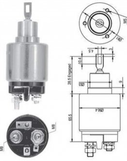 Втягивающее реле MAGNETI MARELLI 940113050127 (фото 1)