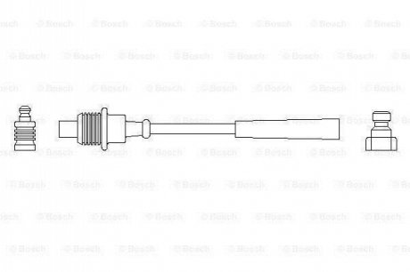 Провод зажигания BOSCH 0 986 356 151