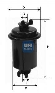 Топливный фильтр UFI 31.643.00 (фото 1)