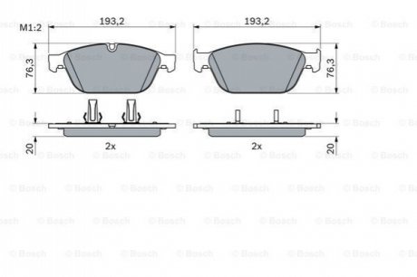 Гальмівні колодки BOSCH 0986494988 (фото 1)