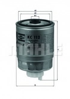 Фильтр топливный MAHLE / KNECHT KC112 (фото 1)