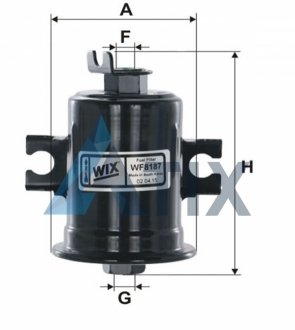 Паливний фільтр WIX FILTERS WF8187 (фото 1)