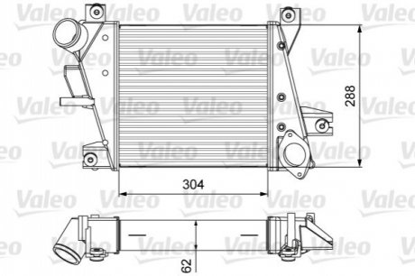 Радіатор наддуву Valeo 818360