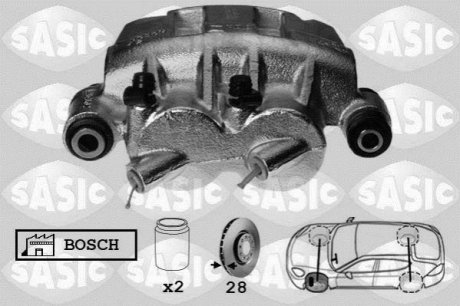 Суппорт передний SASIC 6504030