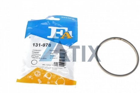 Уплотнительное кольцо труба выхлопного газа Fischer Automotive One (FA1) 131-978