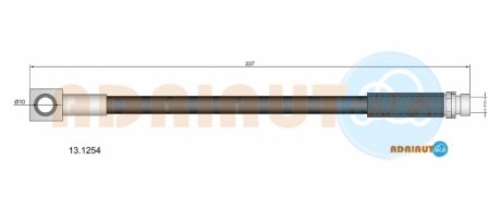 ШЛАНГ ТОРМ ЗАДН ADRIAUTO 13.1254