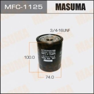 Фильтр масляный MASUMA MFC-1125 (фото 1)