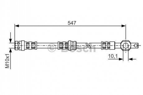 Тормозной шланг BOSCH 1 987 476 542